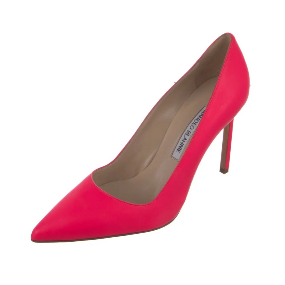 Manolo Blahnik Leather Pumps